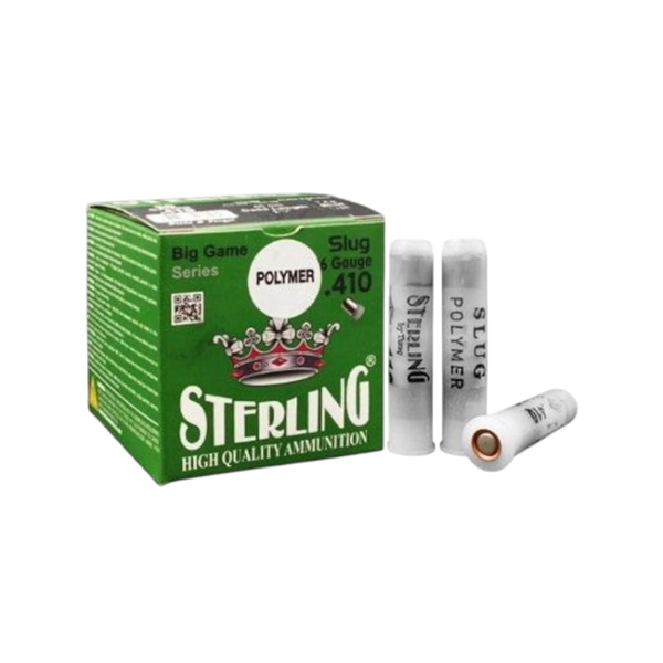 STERLİNG 36 CAL POLYMER SLUG TEK KURŞUN KOLİ BAZLI AV FİŞEKLERİ (500 ADET)